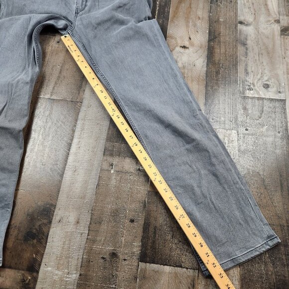 Mens Paige Federal size 36x33 Dark Grey Cotton Blend Stretch Pants - Picture 6 of 10